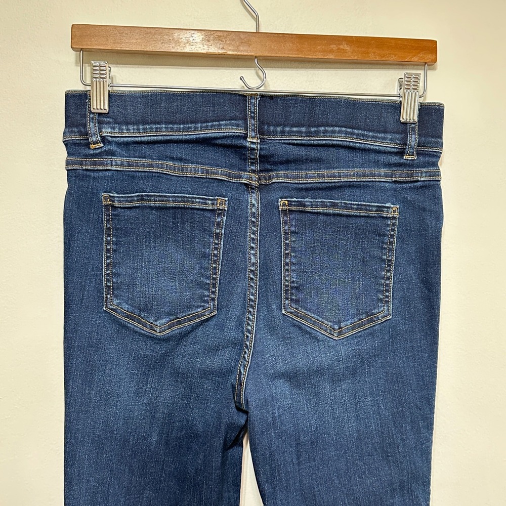 Spanx‎ Flare Jeans Women Small Pull On High Rise Dark Wash Denim 20327R - Picture 5 of 7
